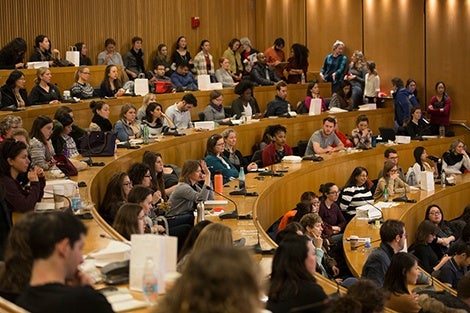 Harvard Chan School community gathers to discuss policy shifts