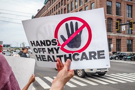 Healthcare-protest