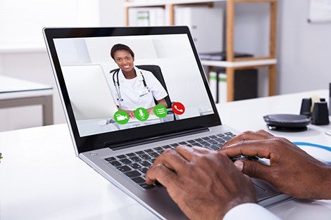 A virtual visit with your doctor