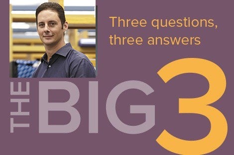 Poster feat. Brendan Manning and the words "the big three"