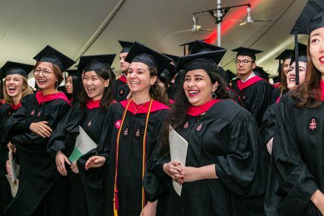 graduates in audience of 2019 convocation