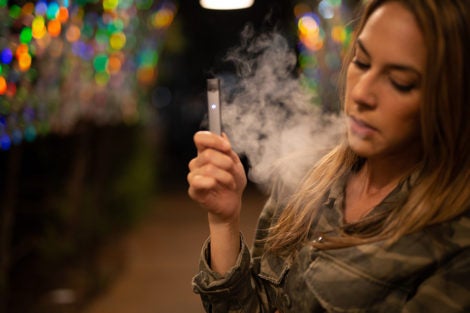 Glucan, a microbial toxin, found in Juul’s nicotine vaping liquids
