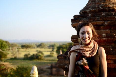Michelle Korte in Bagan, Myanmar