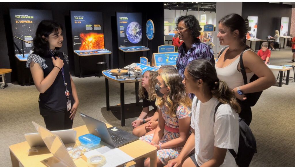 Menstruation animation at Museum of Science