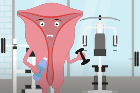 Menstruation animation screenshot