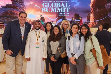 Students attend travel and tourism summit in Saudi Arabia