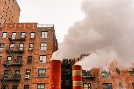 steam pipes in New York City