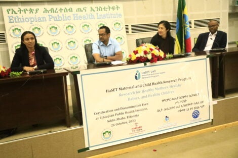 Maternal and child health research program in Ethiopia makes strides