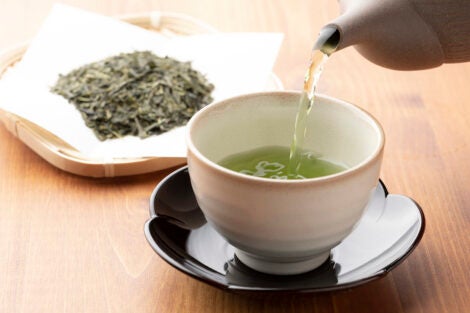 Drinking green tea is a healthy habit