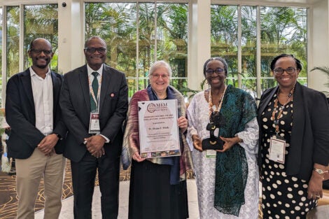 Dyann Wirth receives lifetime achievement award for malaria research