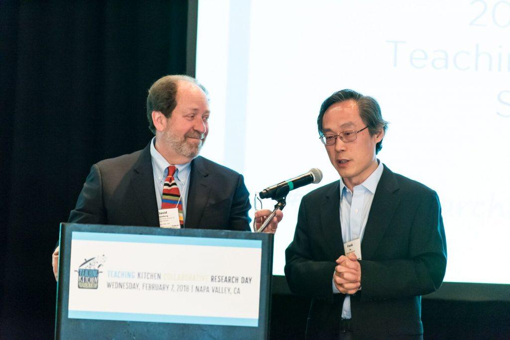 Dr. Frank Hu (right),