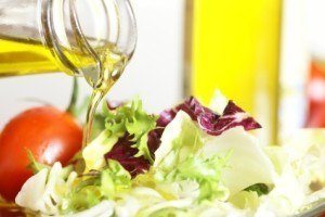 dressing with olive oil dressing