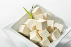 dish of tofu