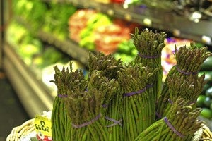Asparagus in Grocery Store
