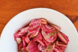 Quick pickled beets and fennel