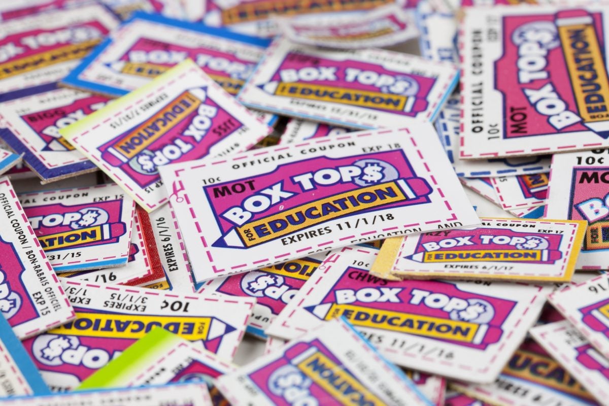 Most “Box Tops” food products do not meet school nutrition standards