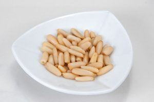 dish of pine nuts