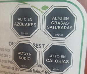 Chile's food package label