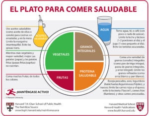 Spanish translation of the Healthy Eating Plate