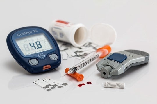 Checking blood sugar levels