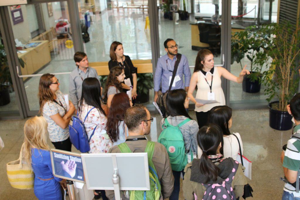 New students get to know the Harvard Chan School through campus tours offered the first day of Orientation.
