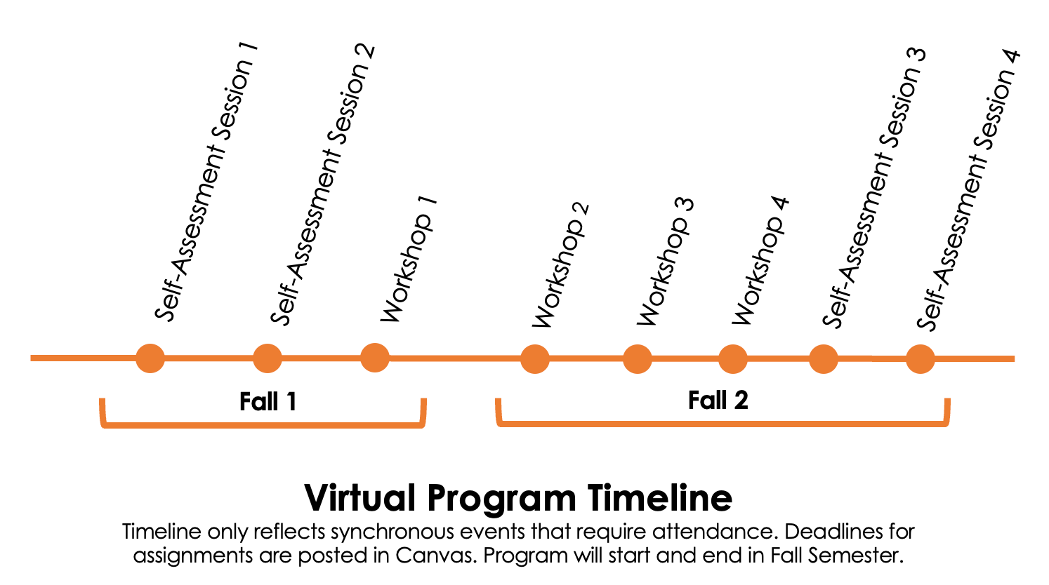 Virtual Program Timeline