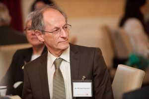 Sir Michael Marmot is in the audience
