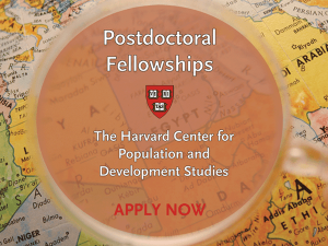 HCPDS logo and postdoctoral fellowships recruitment promo