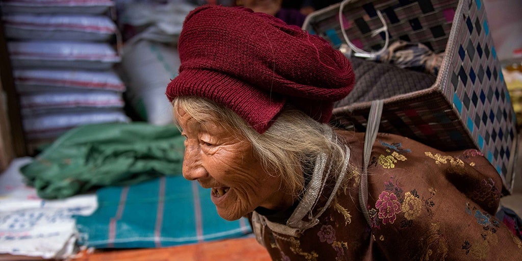 Elderly Chinese woman