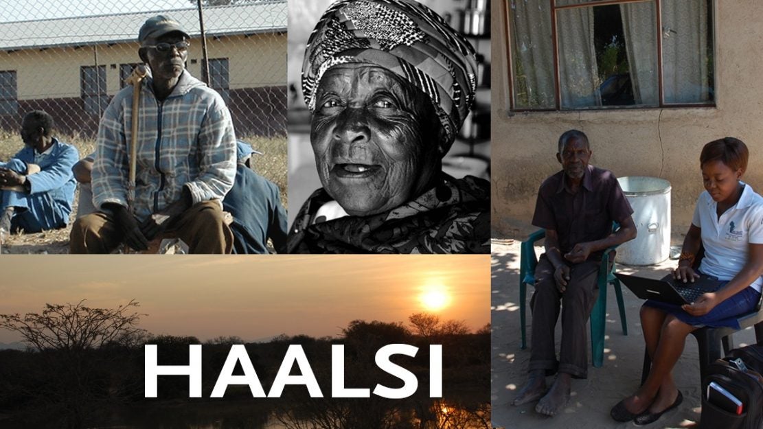 Older men and women in South Africa part of the HAALSI study