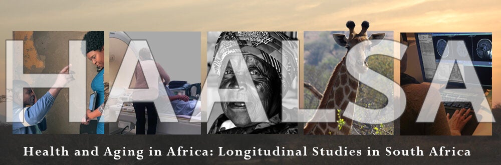 HAALSA letters and name of project Health and Aging in Africa: Longitudinal Studies in South Africa