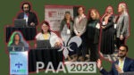 Collage of people at PAA 2023 presenting