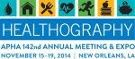 American Public Health Association Annual Meeting - 2014 logo: Healthography