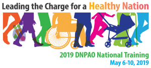  2019 CDC DNPAO National Training: Leading the Charge for a Healthy Nation logo