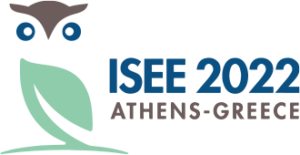 International Society for Environmental Epidemiology 2022 conference logo; Athens, Greece