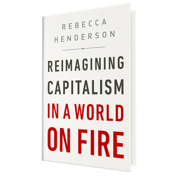 Book cover Reimagining Capitalism in a World on Fire