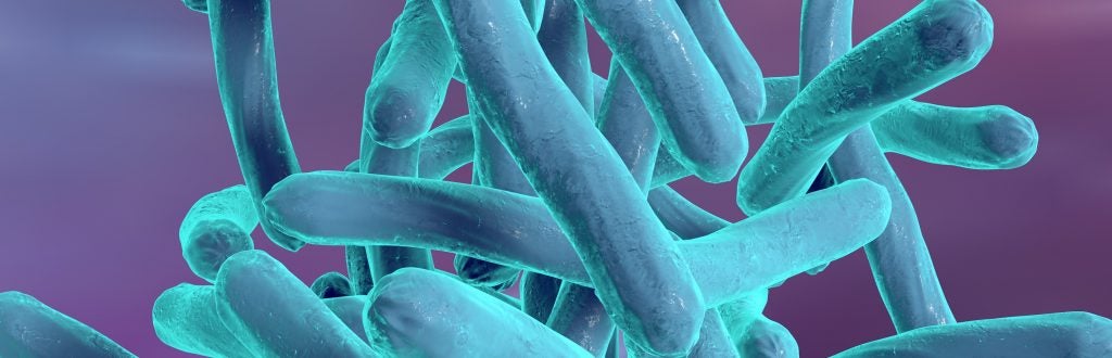 Bacteria which cause tuberculosis Mycobacterium tuberculosis, 3D illustration