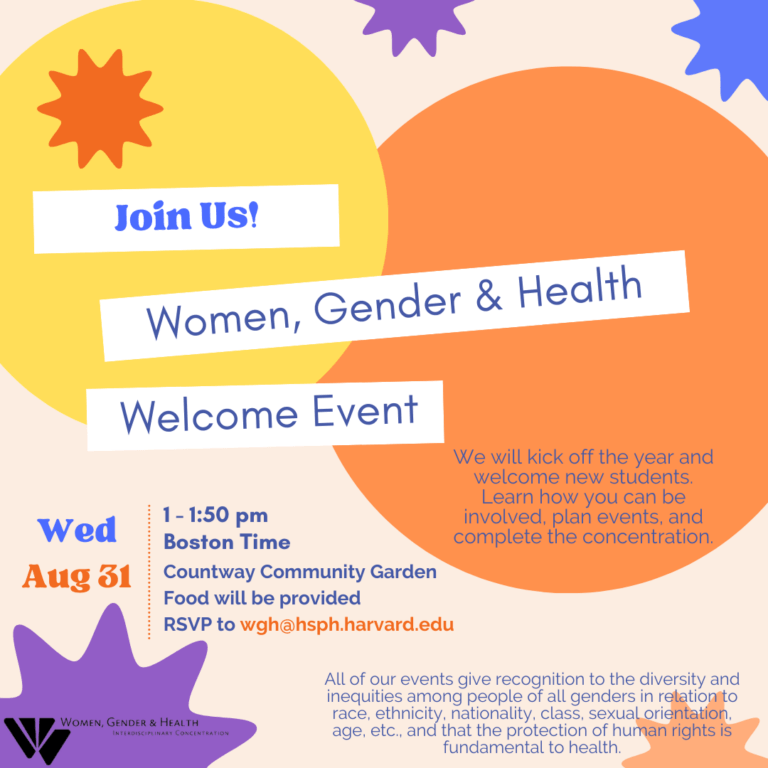 wgh welcome event flyer
