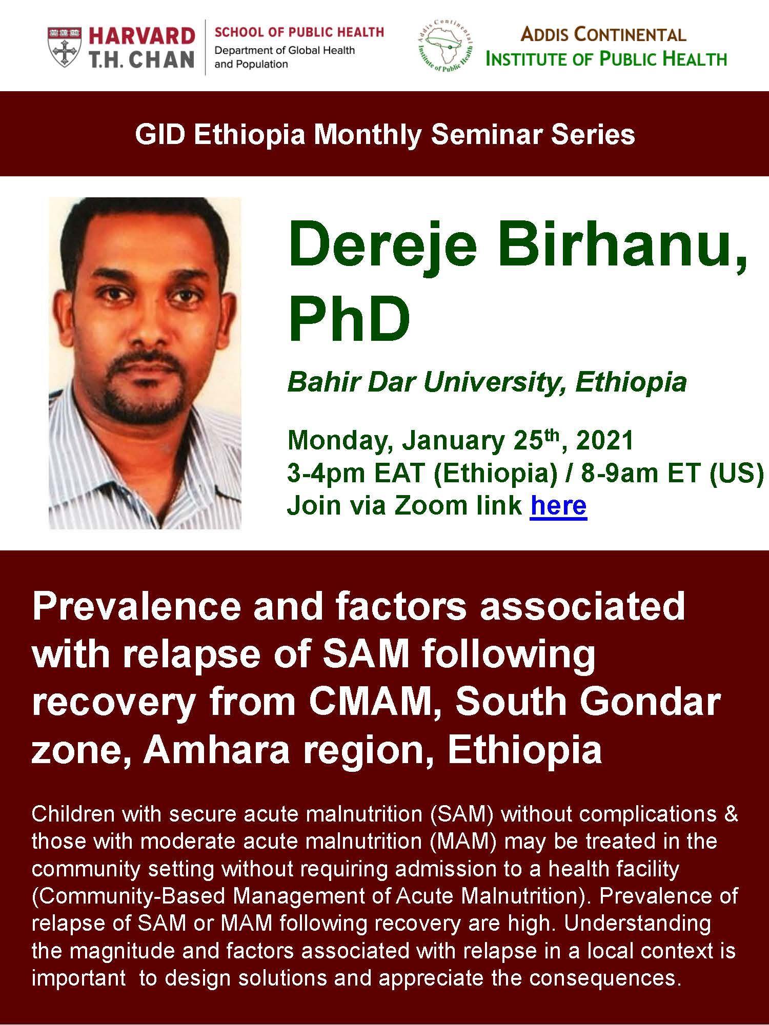 GID Ethiopia Monthly Seminar