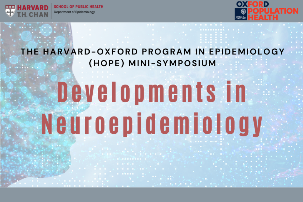 HOPE symposium title with profile of a person in the background