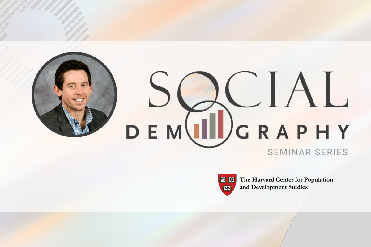 Harvard Pop Center Social Demography Seminar with Rourke O’Brien: “Fiscal structures and economic mobility in the U.S.”