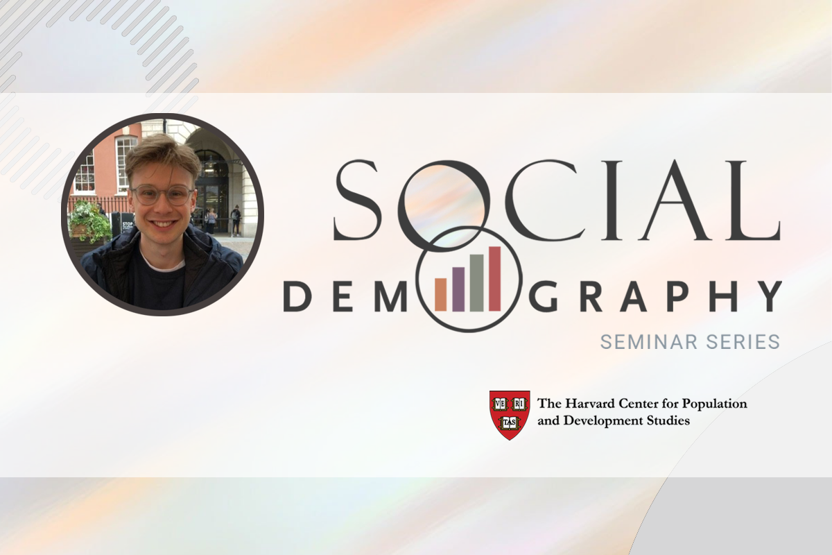 Harvard Pop Center Social Demography Seminar: “Does (higher) education tend towards egalitarianism? Evidence from a causal transitions model.”