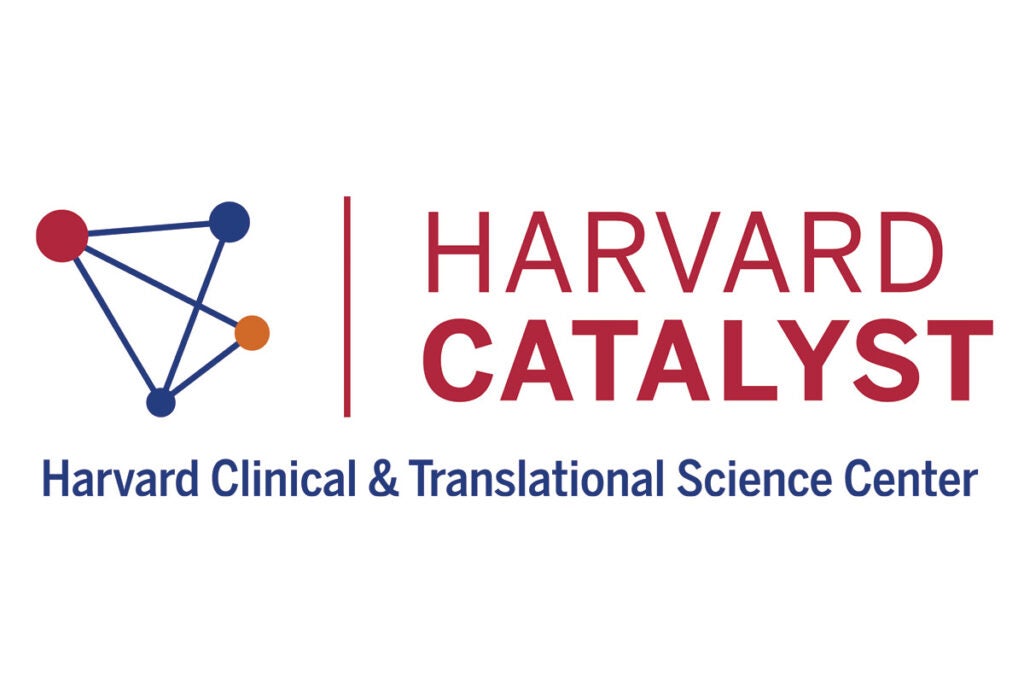 Harvard Catalyst logo on white background