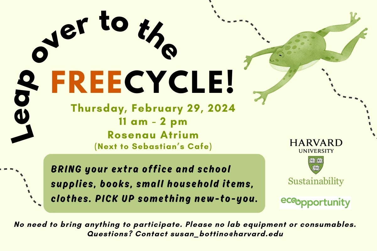 Leap Over to the Freecycle