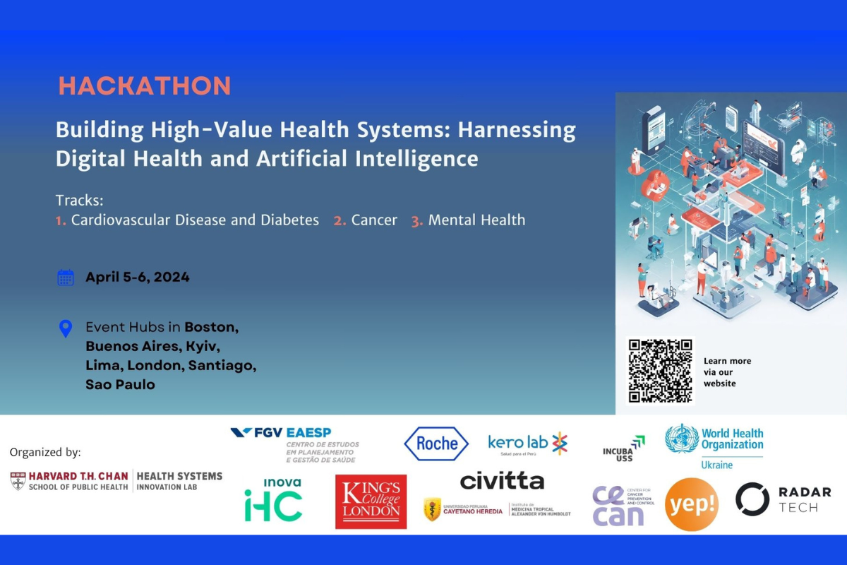 Hackathon: Building High-Value Health Systems: Harnessing Digital Health and Artificial Intelligence