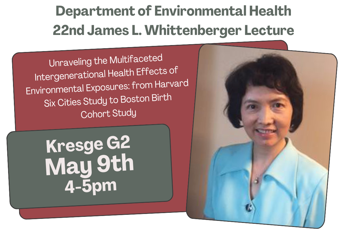 Department of Environmental Health 22nd James L. Whittenberger Lecture