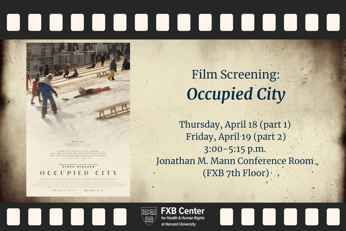 Occupied City Documentary Screening