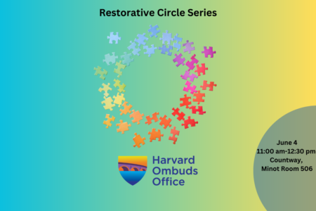 Restorative Circles Series from the Harvard Ombuds Office | Longwood