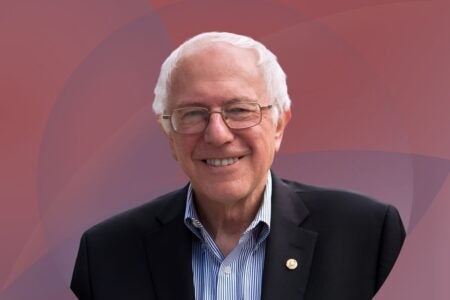 Headshot of Vermont Senator Bernie Sanders