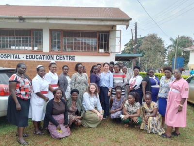 Training midwives in Uganda